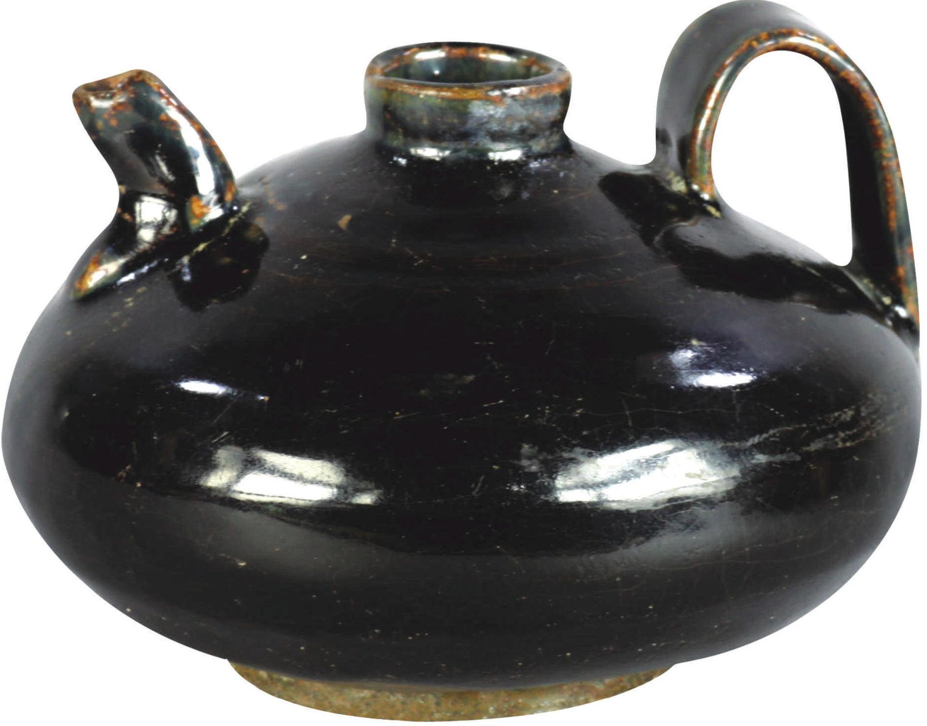 广元窑黑釉壶